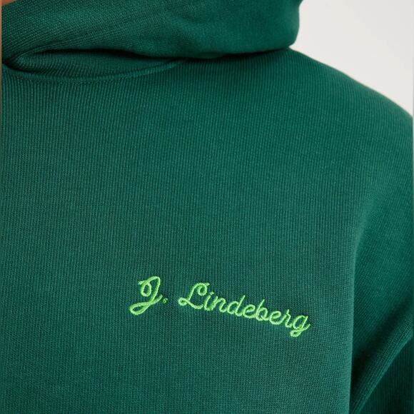 J. LINDEBERG Karson Graphic Hoodie 1996 Wild Life Rain Forest Green Small NEW - Picture 4 of 9